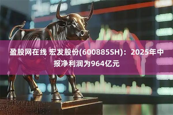 盈股网在线 宏发股份(600885SH)：2025年中报净利润为964亿元